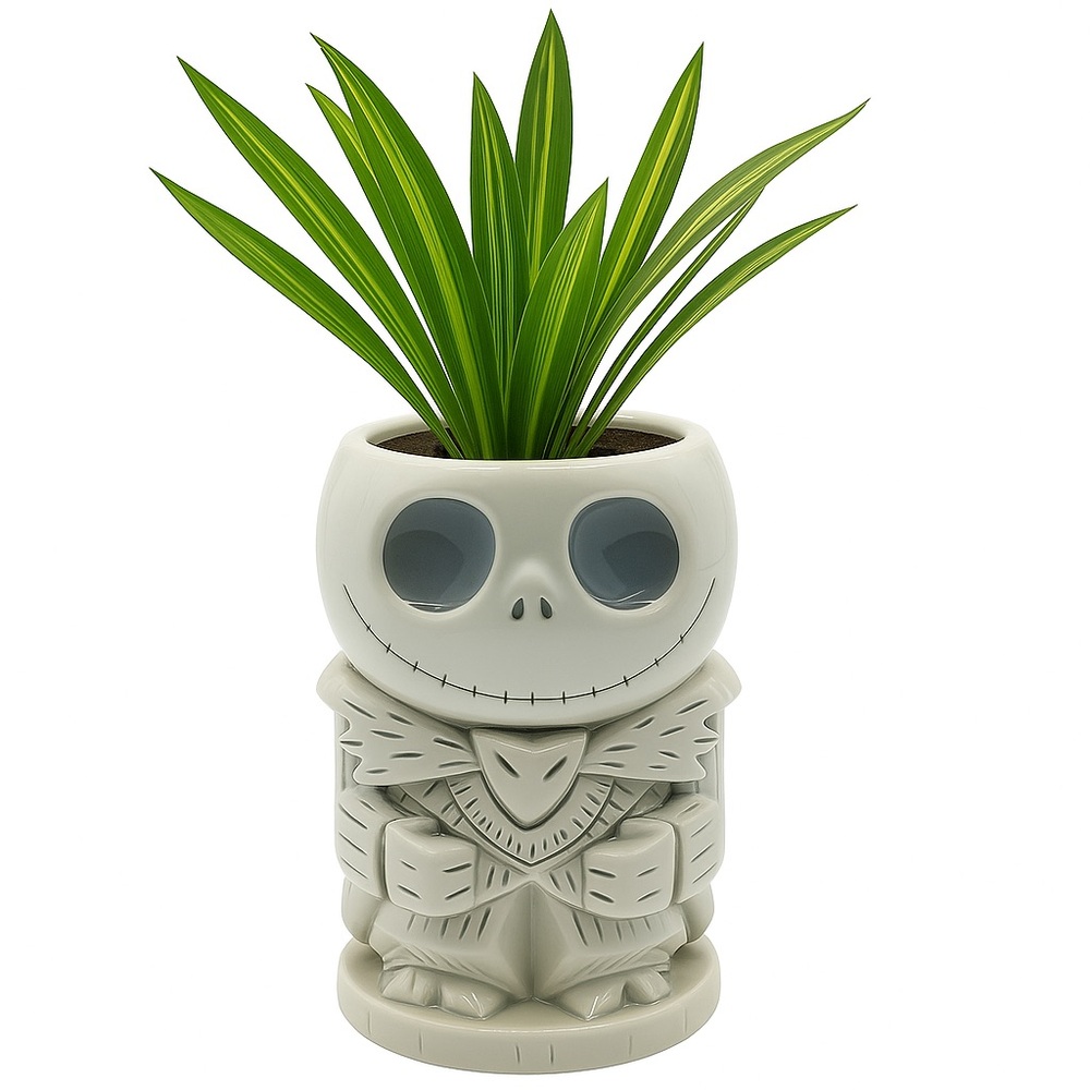 Disney Nightmare Before Christmas Hallmark Jack Skellington Ceramic Tiki Vase